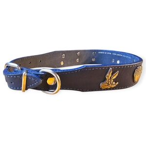 Vintage Rare Looney Tunes Dog Collar – Blue, 1994 Warner Bros 🐾💙